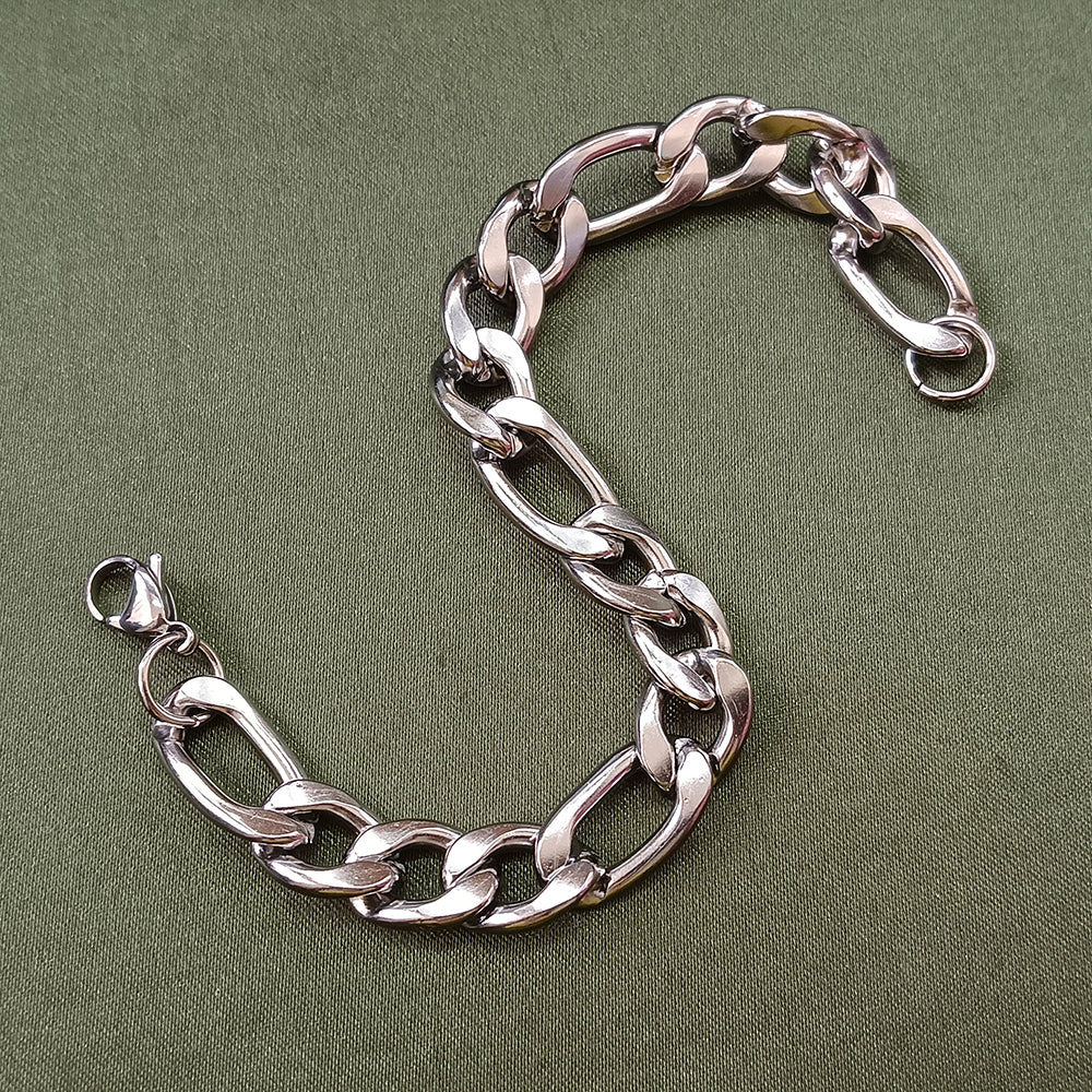 JewelMaze Classic Silver Bracelet For Men-1405242