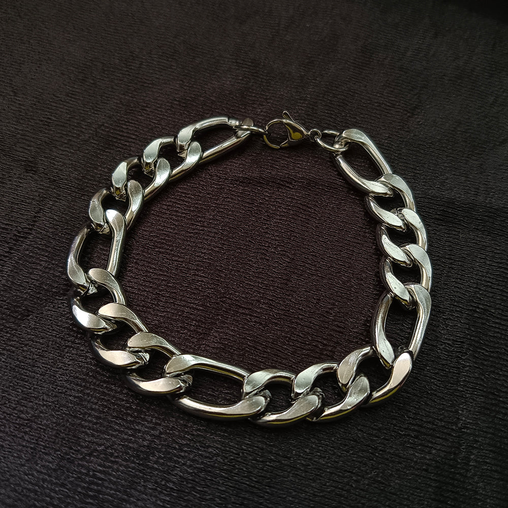 JewelMaze Classic Silver Bracelet For Men-1405242