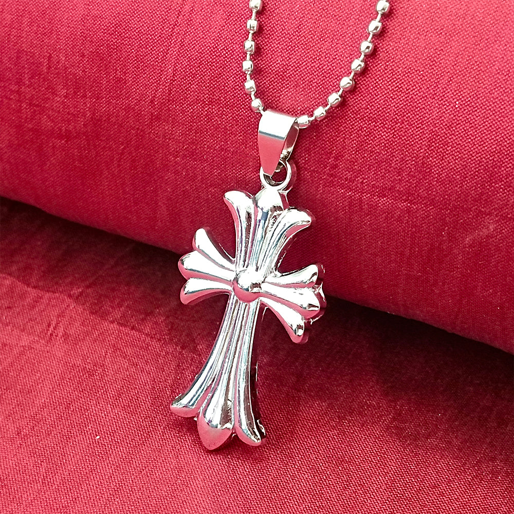JewelMaze Cross Chain Pendant For Men