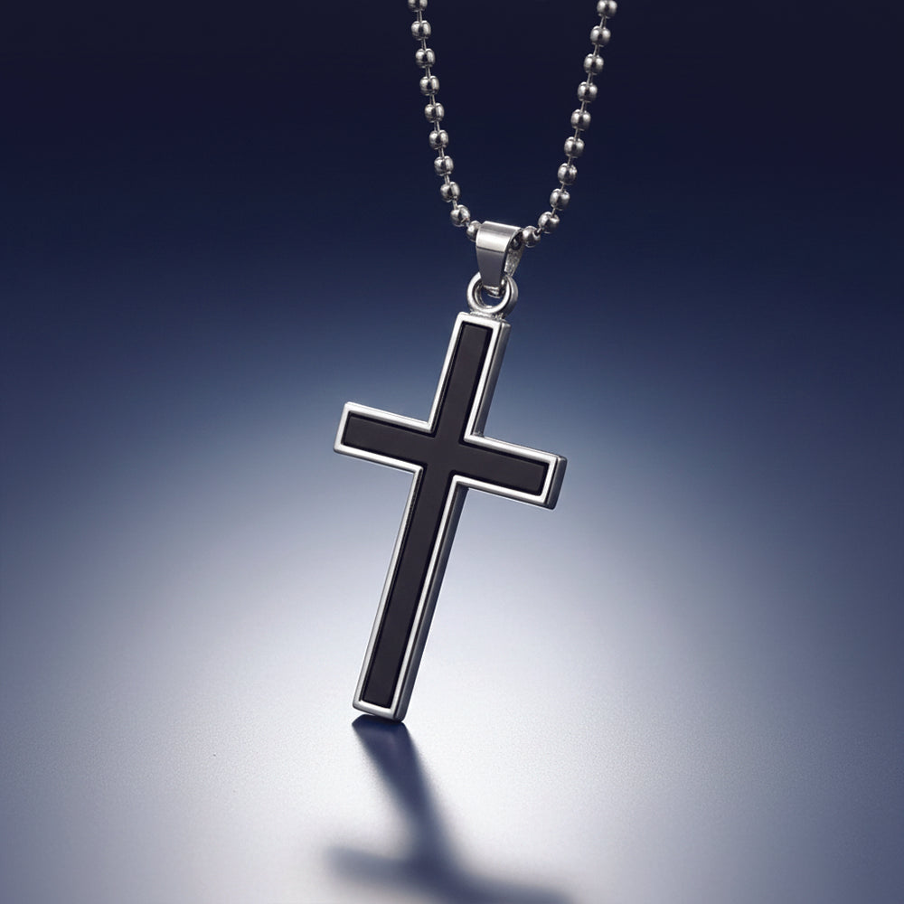 JewelMaze Religious Cross Pendant Chain Daily Wear Spiritual Necklace