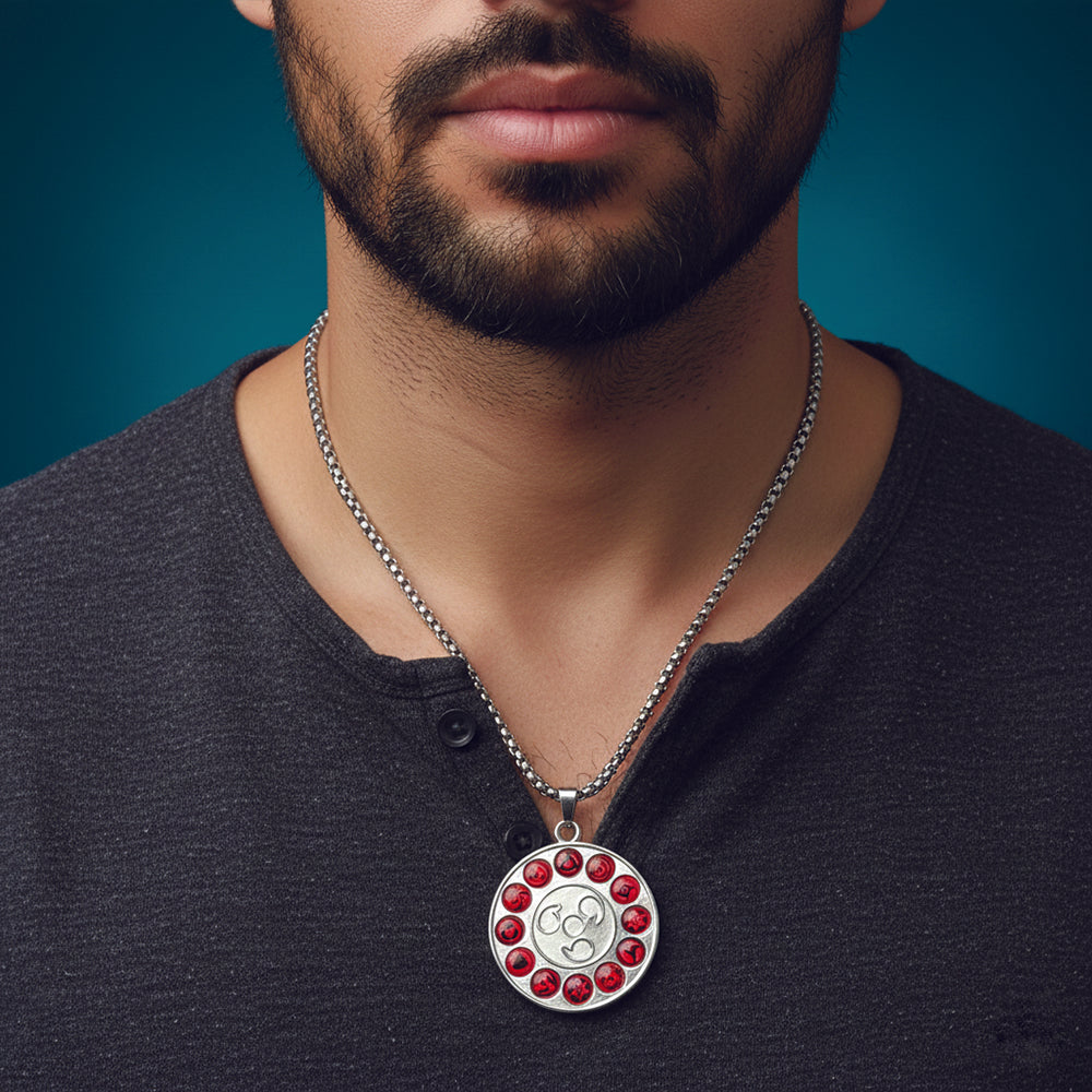 JewelMaze Uchiha Sharingan Pendant Necklace – Anime Collection