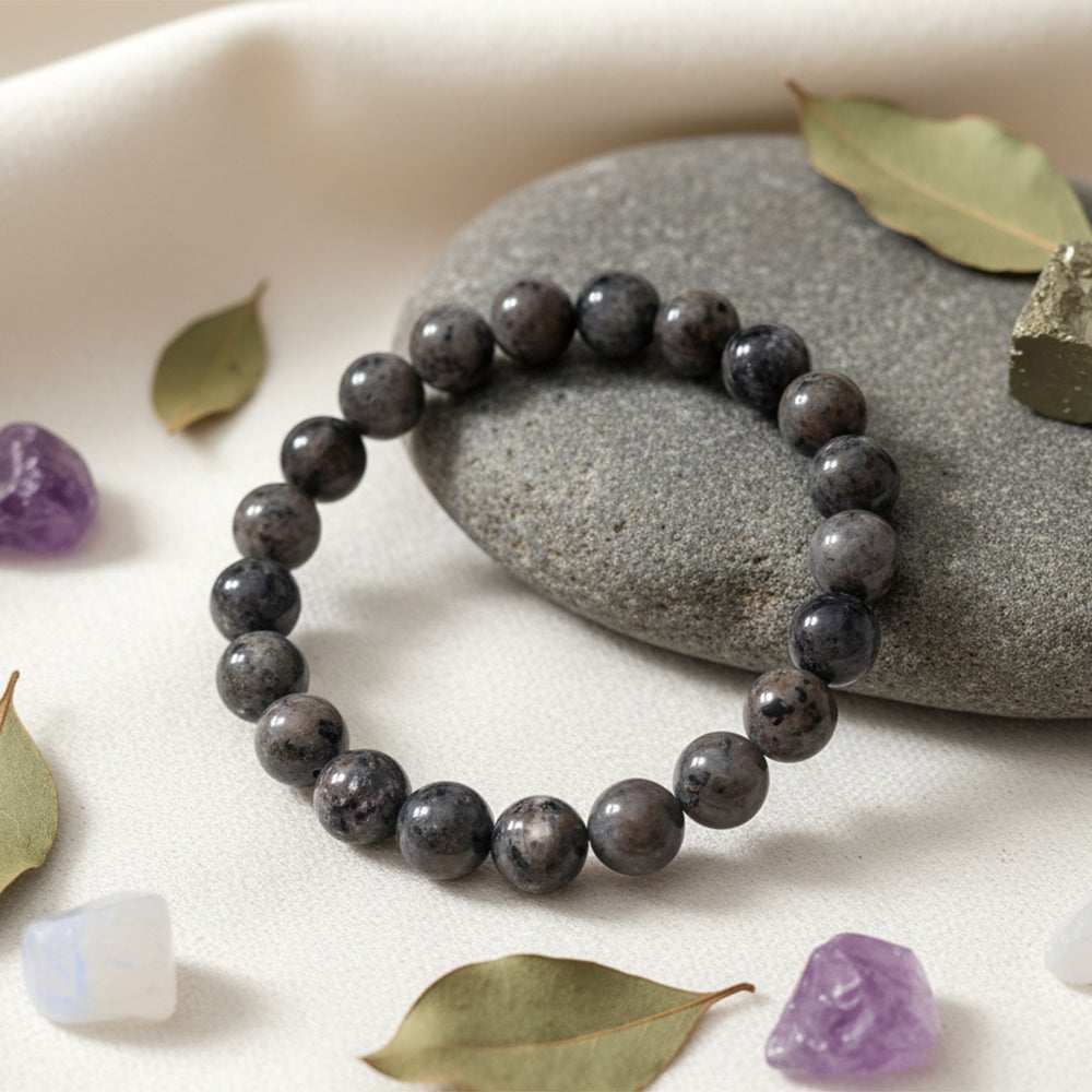 JewelMaze Yooperlite Natural Stone Bracelet For Truth & Emotional Release.