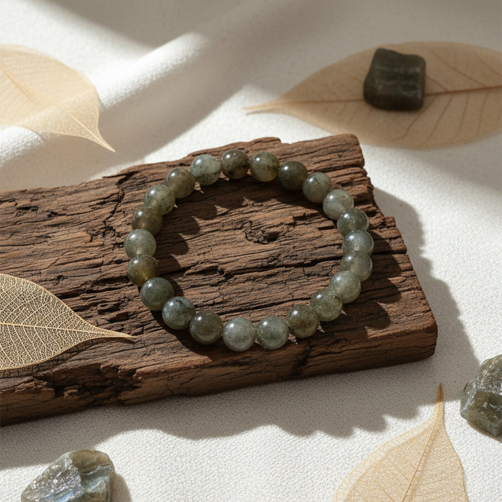 JewelMaze Labradorite Natural Stone Bracelet