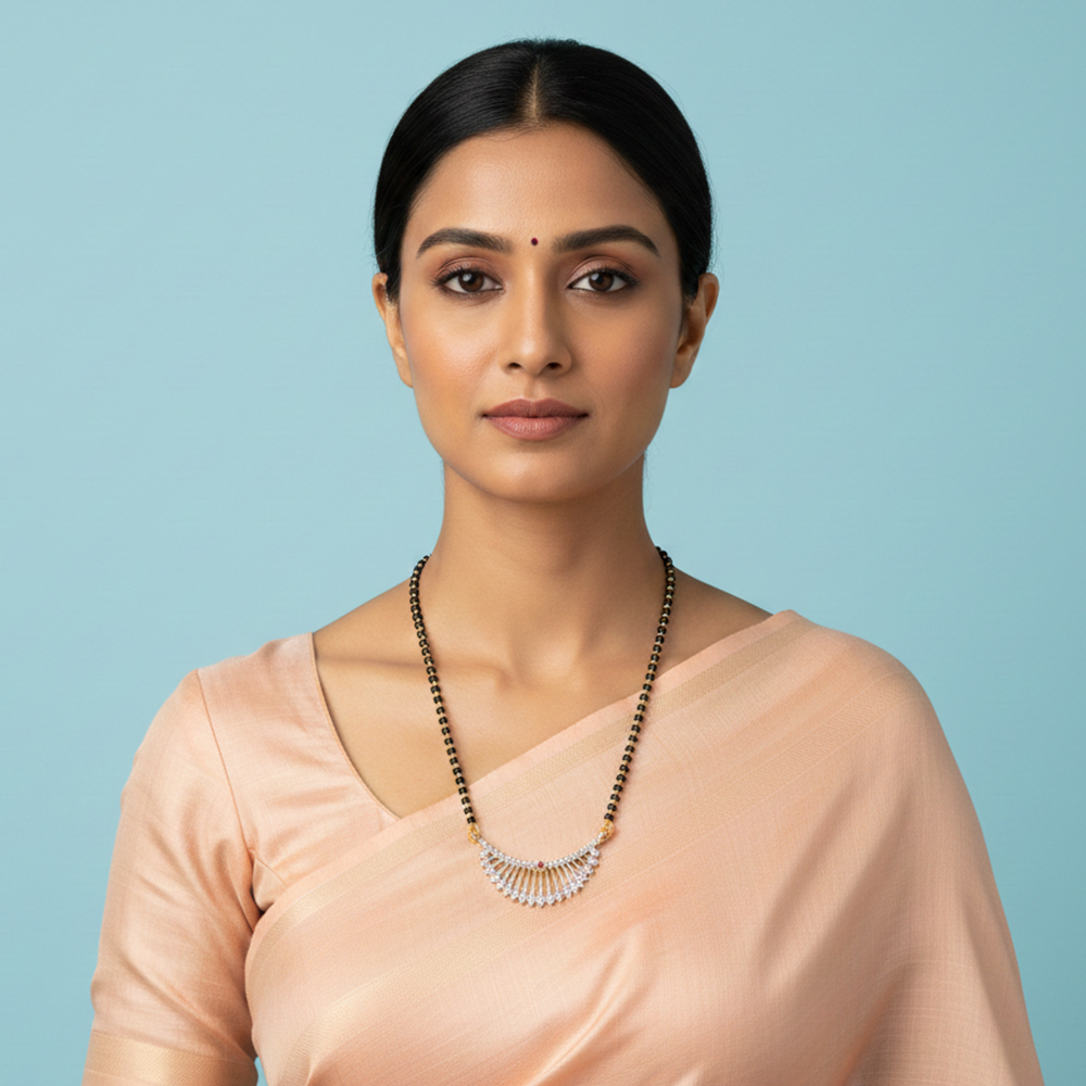 JewelMaze Trendy Lightweight Mangalsutra for Daily Styling