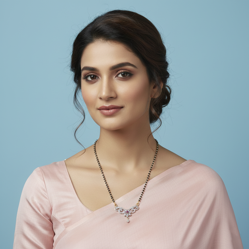 JewelMaze Comfort Fit Everyday Mangalsutra for Regular Wear