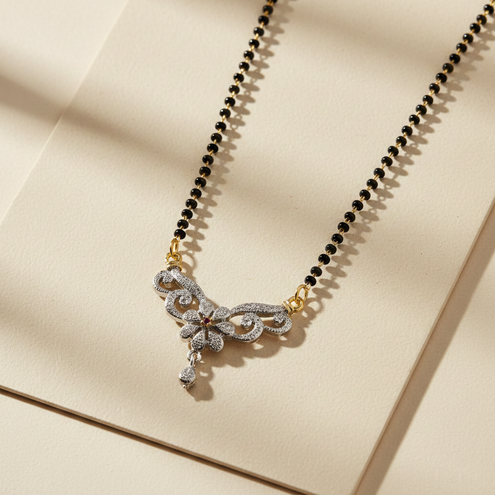 JewelMaze Comfort Fit Everyday Mangalsutra for Regular Wear