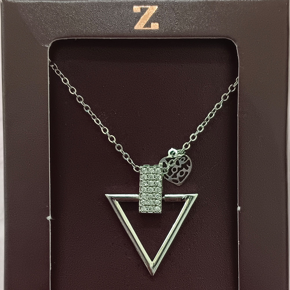 The Z Collection AD Diamond Chain Pack Of 2 Pendants- 12521006ML
