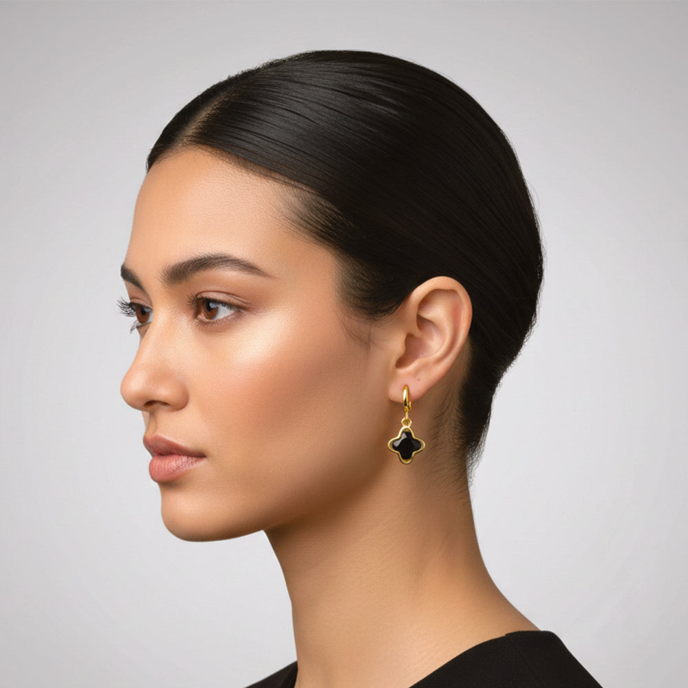 JewelMaze Set of 3 Gold Plated American Diamond Earrings Combo