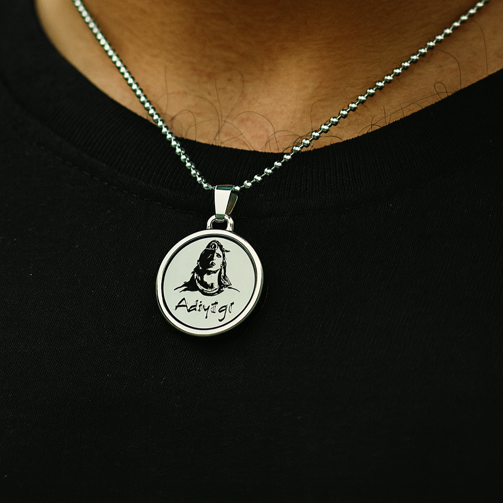 JewelMaze Shiv Chain Pendant For Men