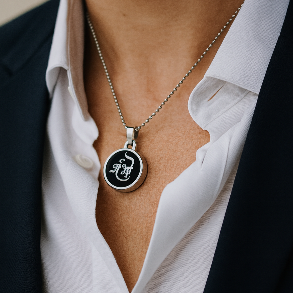 JewelMaze Shiv Shambhu Chain Pendant For Men