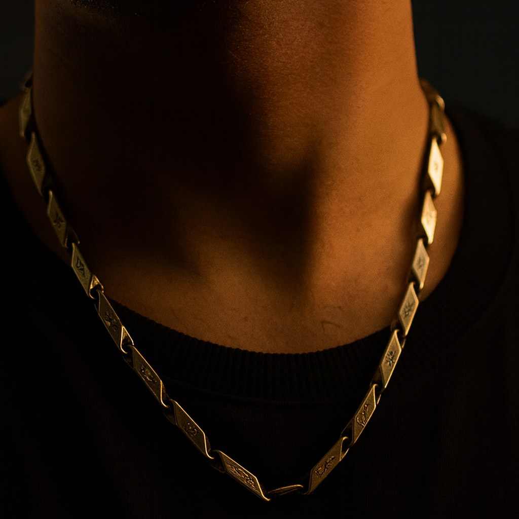 JewelMaze Rice Chain For Men