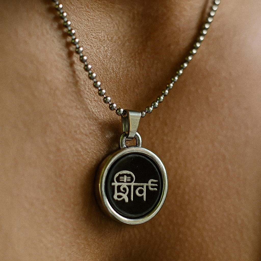 JewelMaze Shiv Chain Pendant For Men