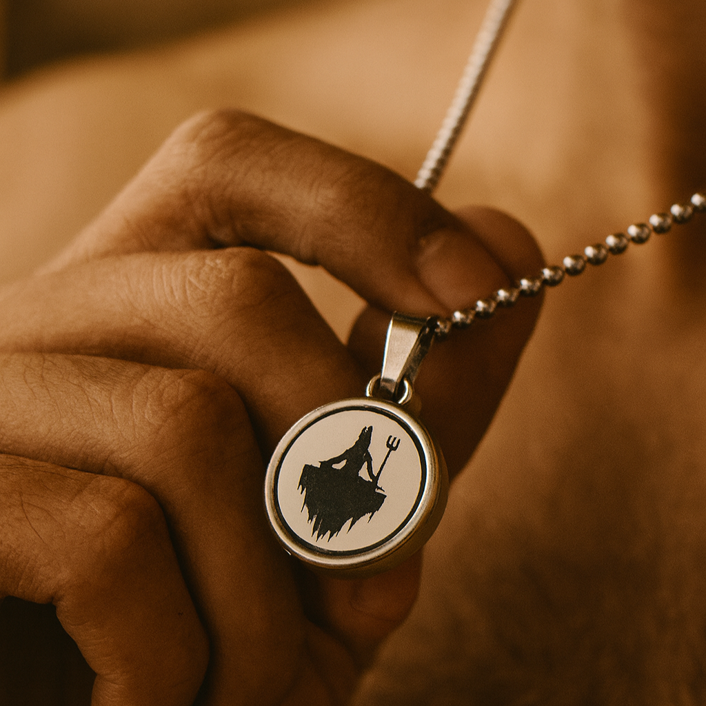 JewelMaze Shiv Chain Pendant For Men