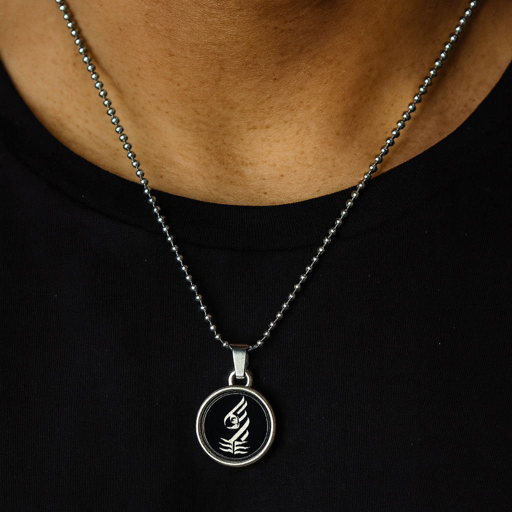JewelMaze OM Chain Pendant For Men