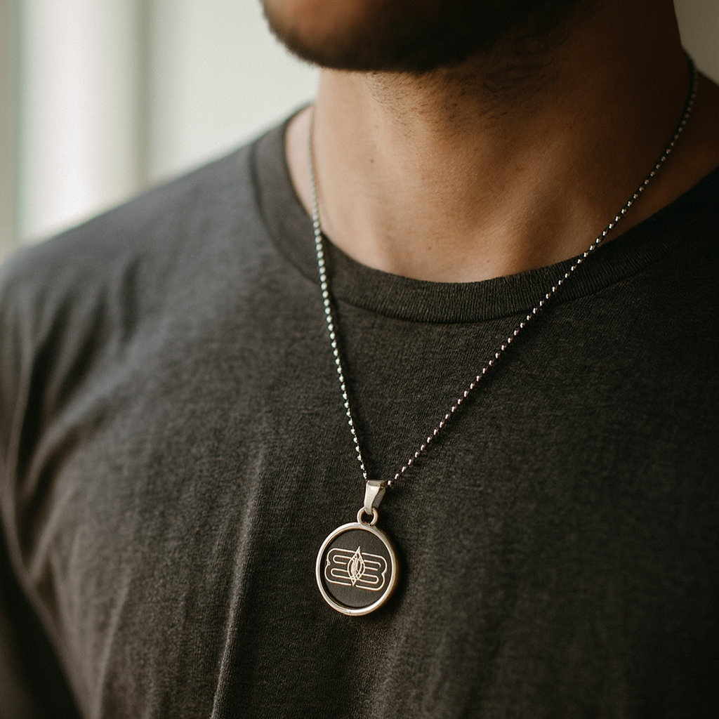 JewelMaze Trinetra Stylish Chain Pendant For Men