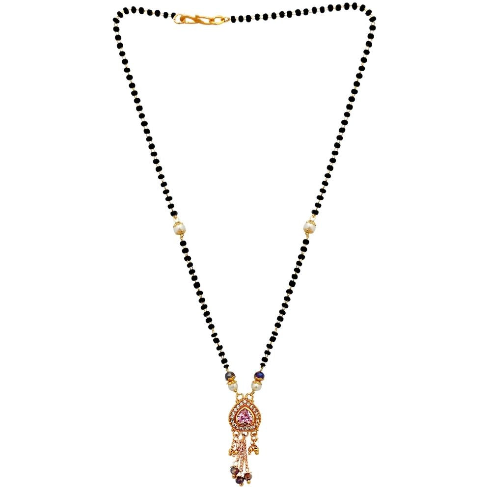 JewelMaze Elegant Austrian Stone Mangalsutra for Women