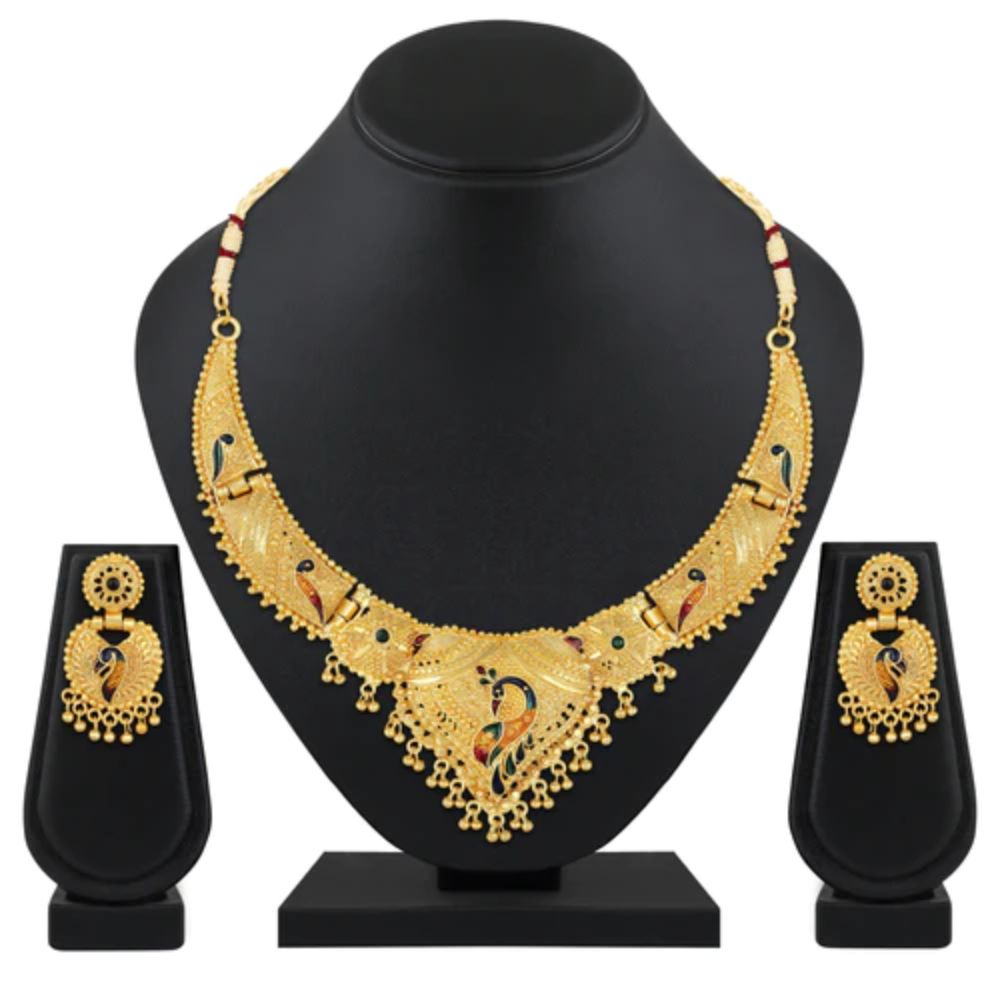 Jewelmaze Graceful Forming Look Jewelry Set for Special Occasions