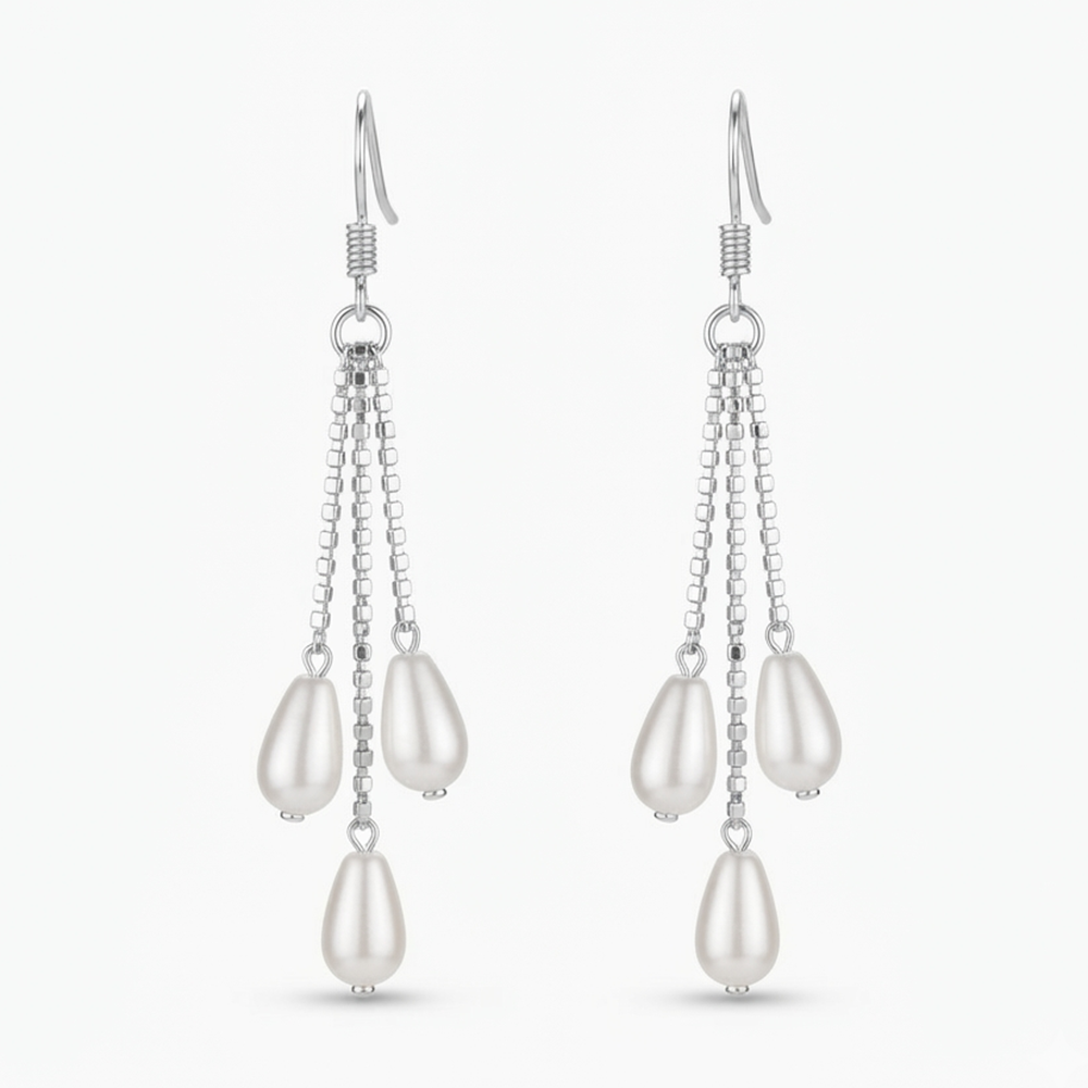 JewelMaze Radiant Crystal Stone Occasion Earrings for Women