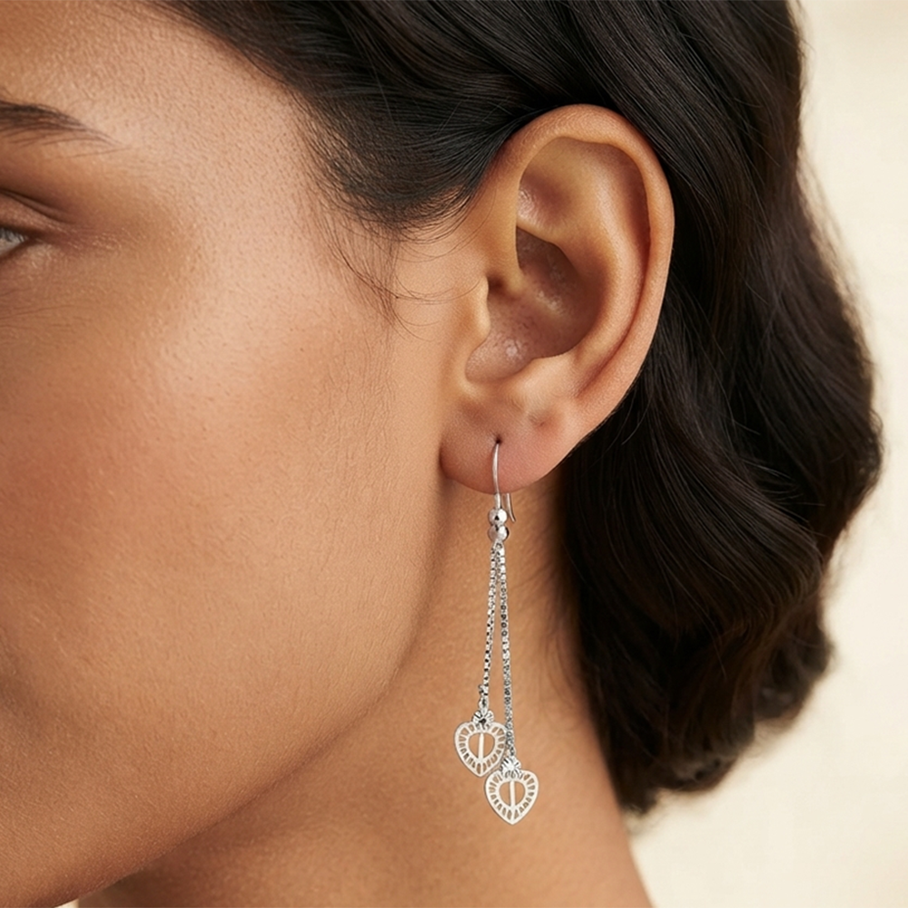 JewelMaze Radiant Crystal Stone Occasion Earrings for Women