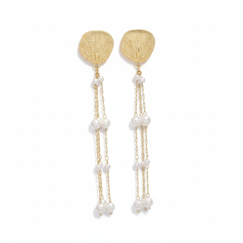 JewelMaze Demi Fine Anti Tarnish Dangler Earrings