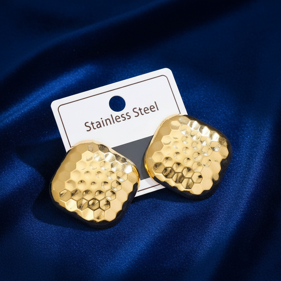 JewelMaze Demi Fine Anti Tarnish Stud Earrings