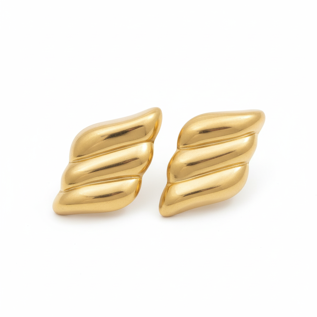 JewelMaze Demi Fine Anti Tarnish Stud Earrings