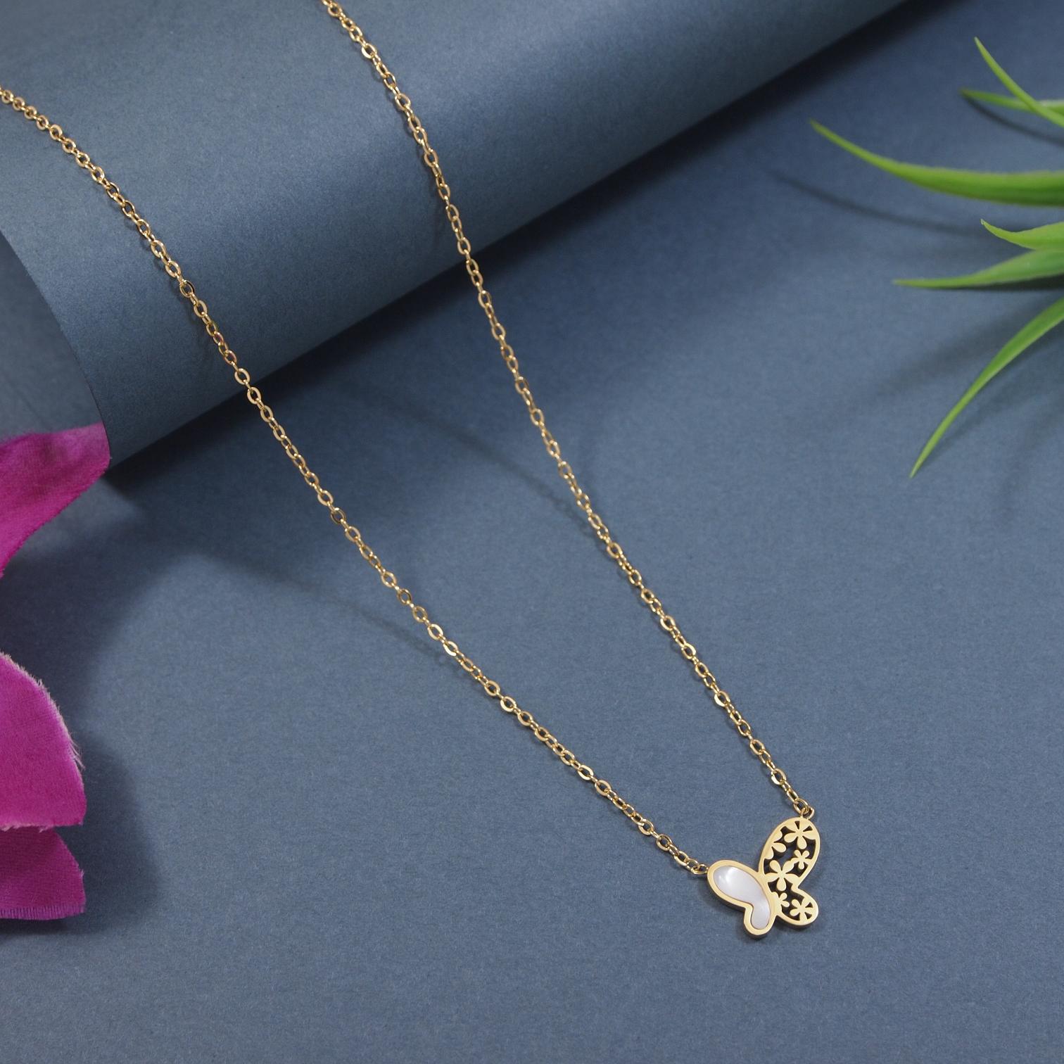 JewelMaze Stainless Steel  Necklace