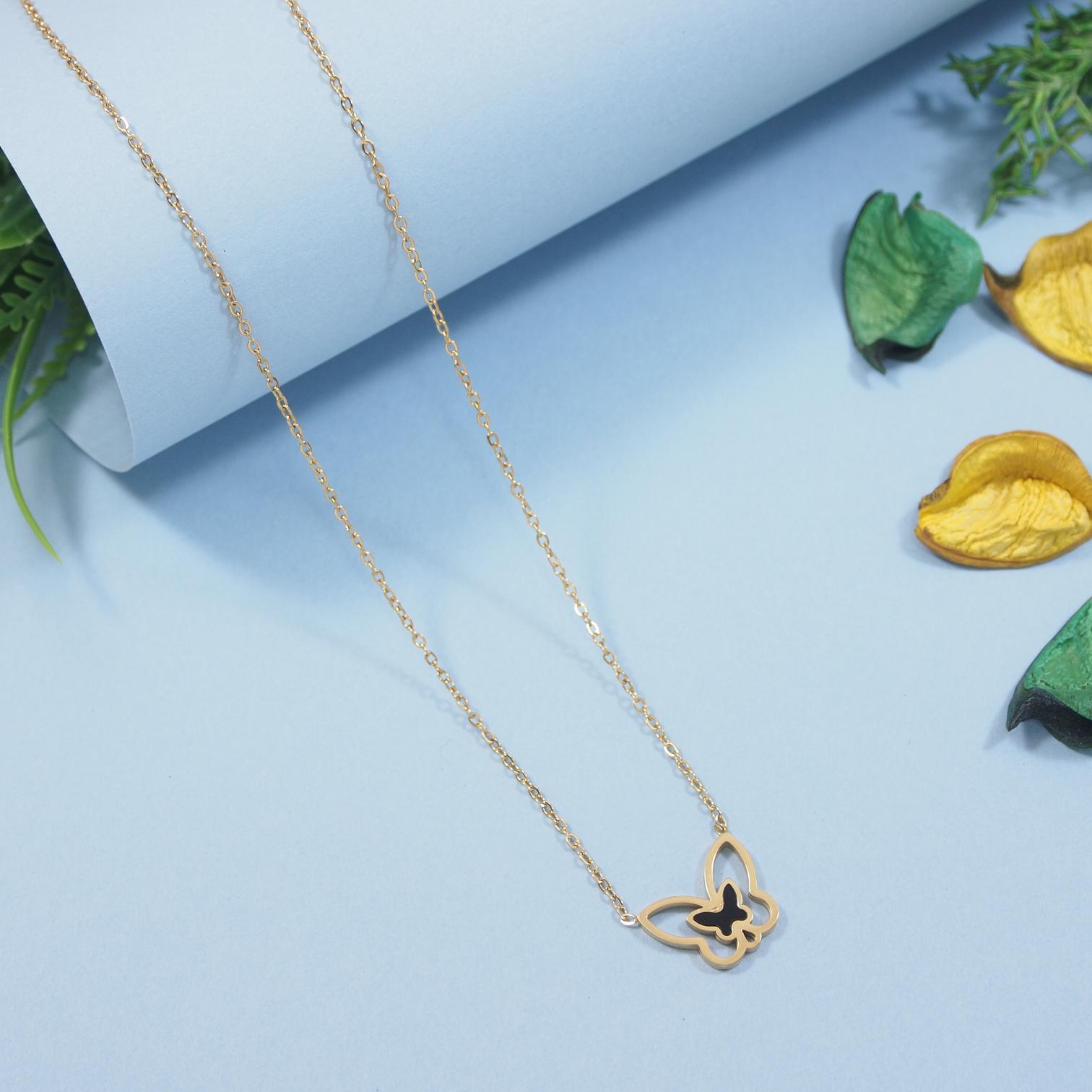 JewelMaze Stainless Steel  Necklace