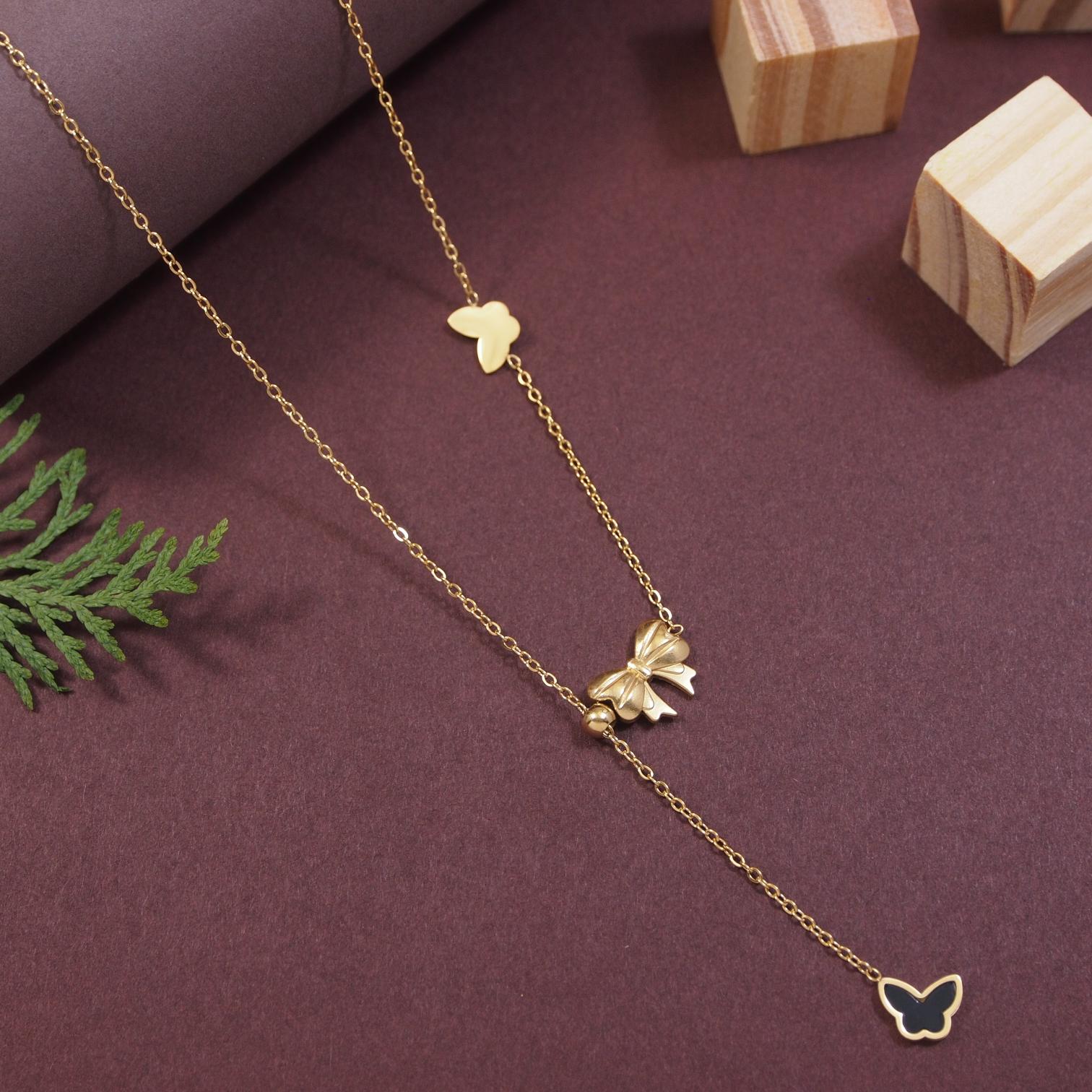 JewelMaze Stainless Steel  Necklace