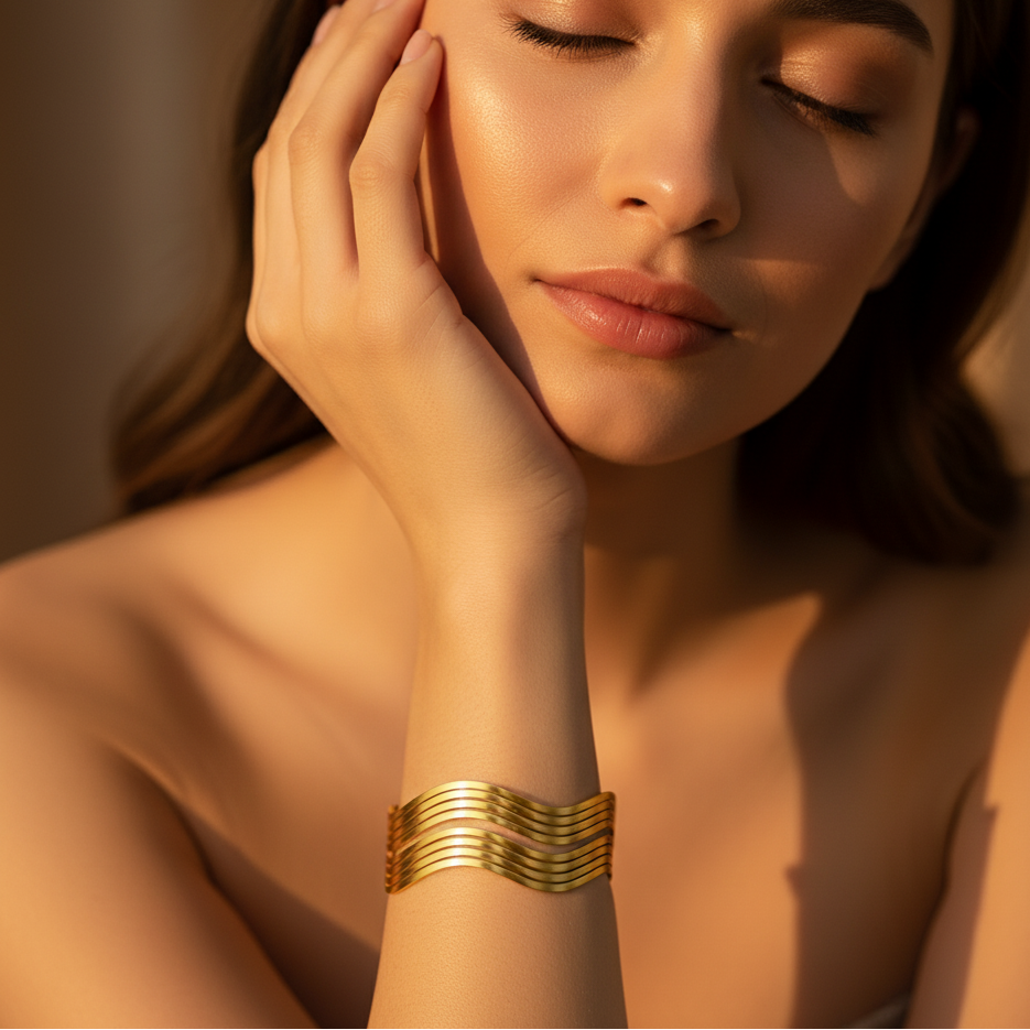 JewelMaze Demi Fine Anti Tarnish kada