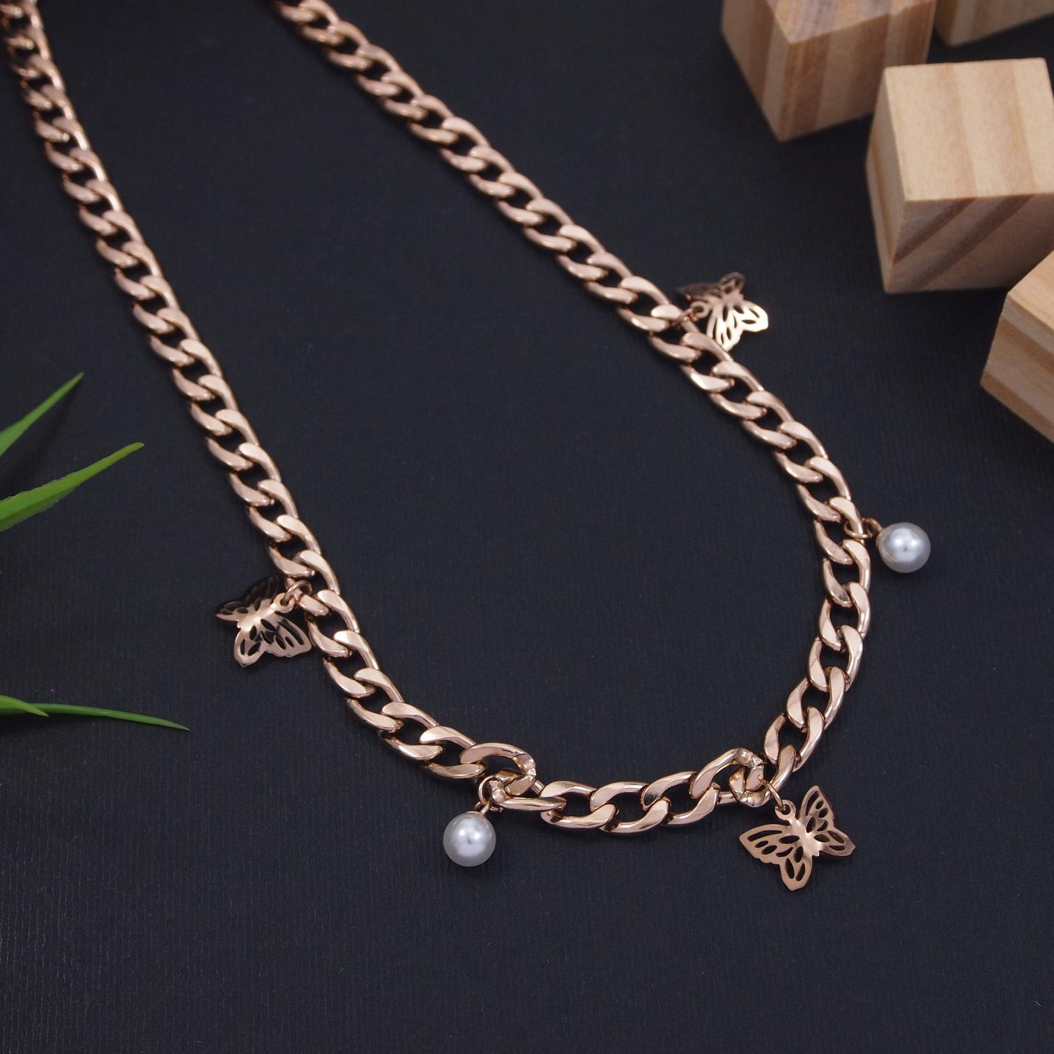 JewelMaze Demi Fine Anti Tarnish Necklace