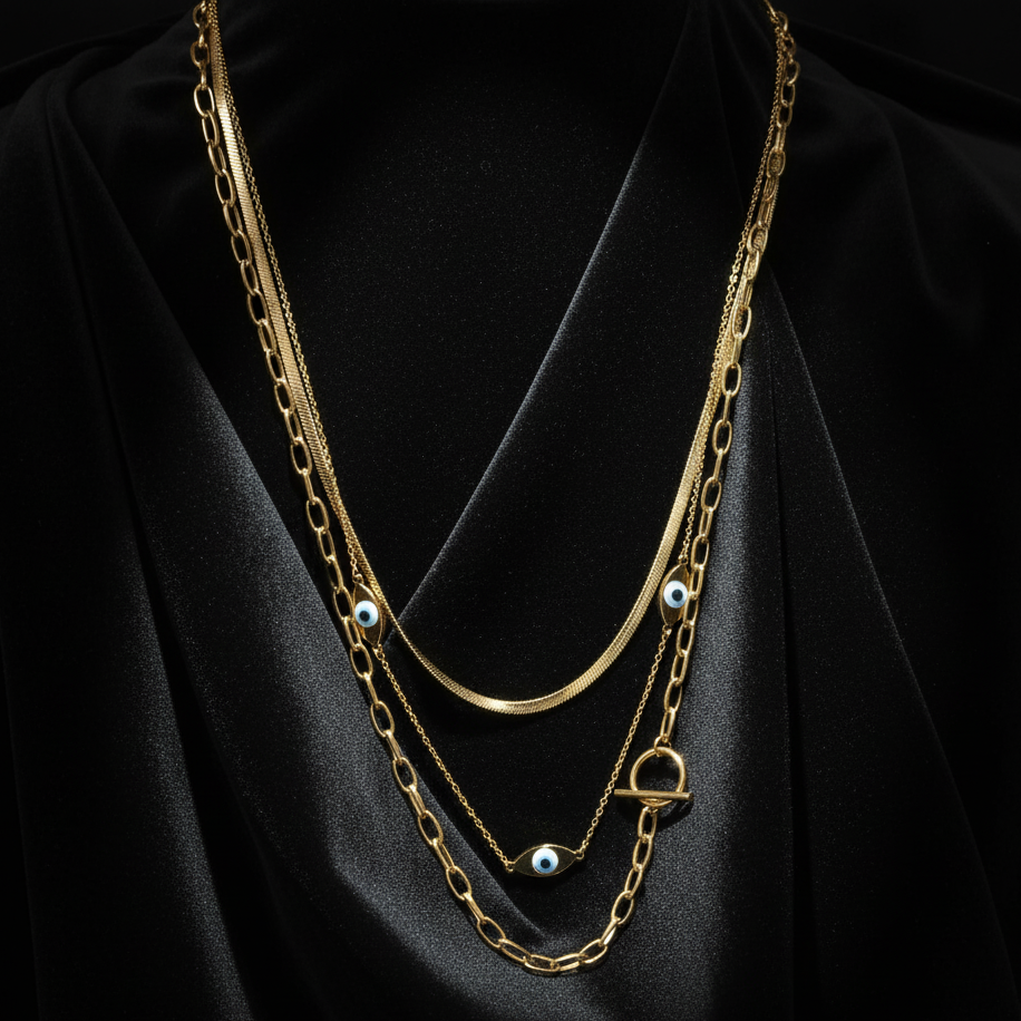 JewelMaze Demi Fine Anti Tarnish Necklace