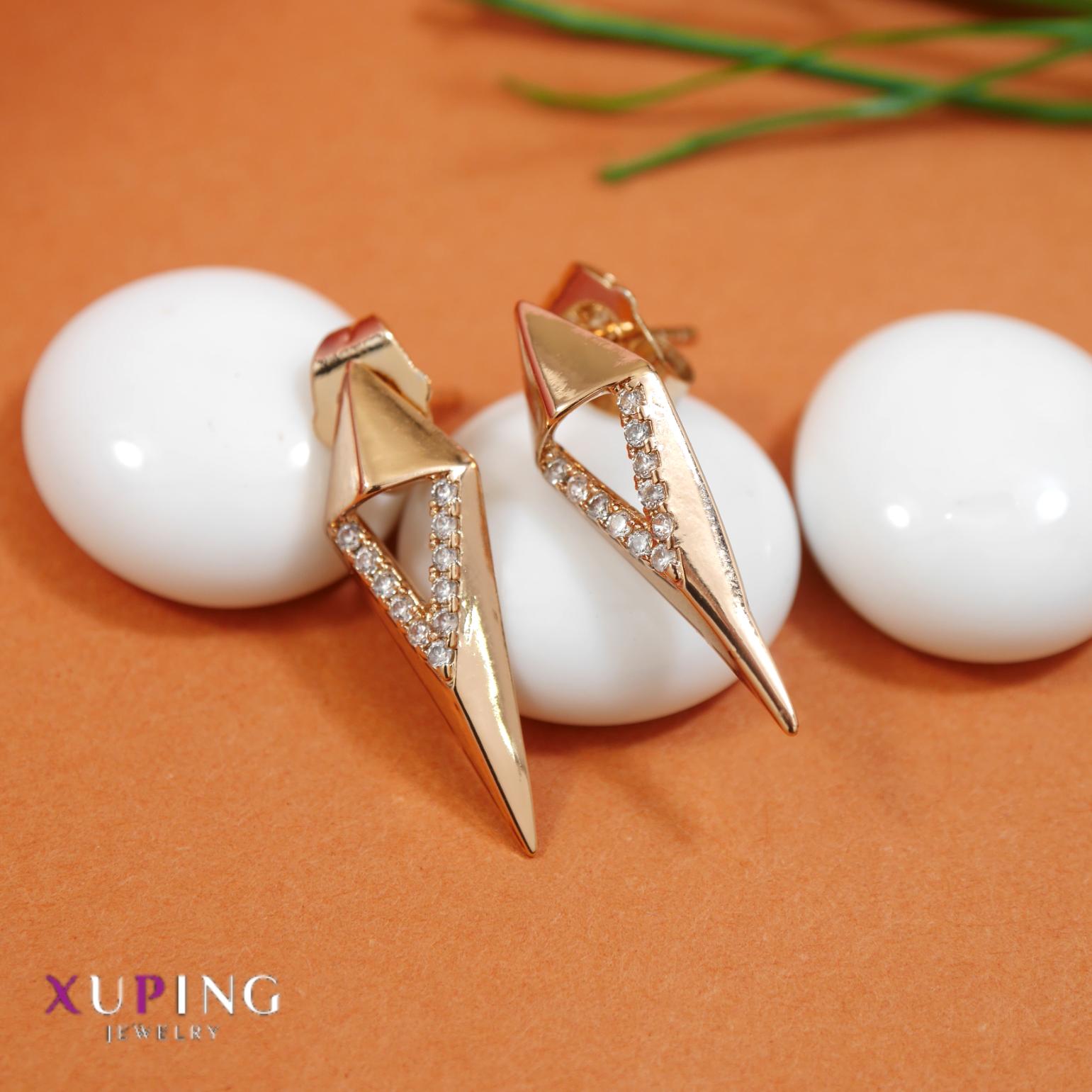 JewelMaze Gold Plated Xuping Earring