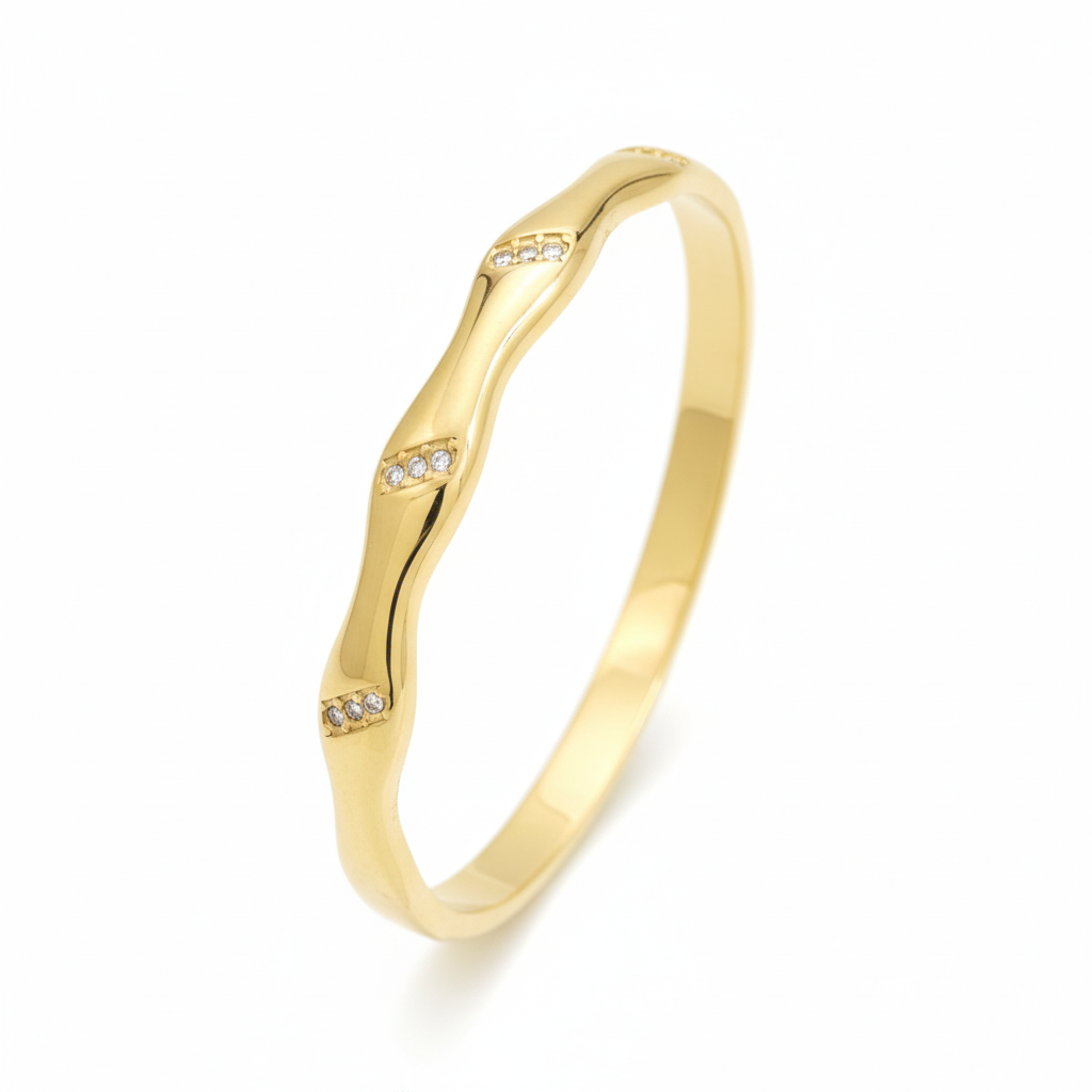 JewelMaze Demi Fine Anti Tarnish kada