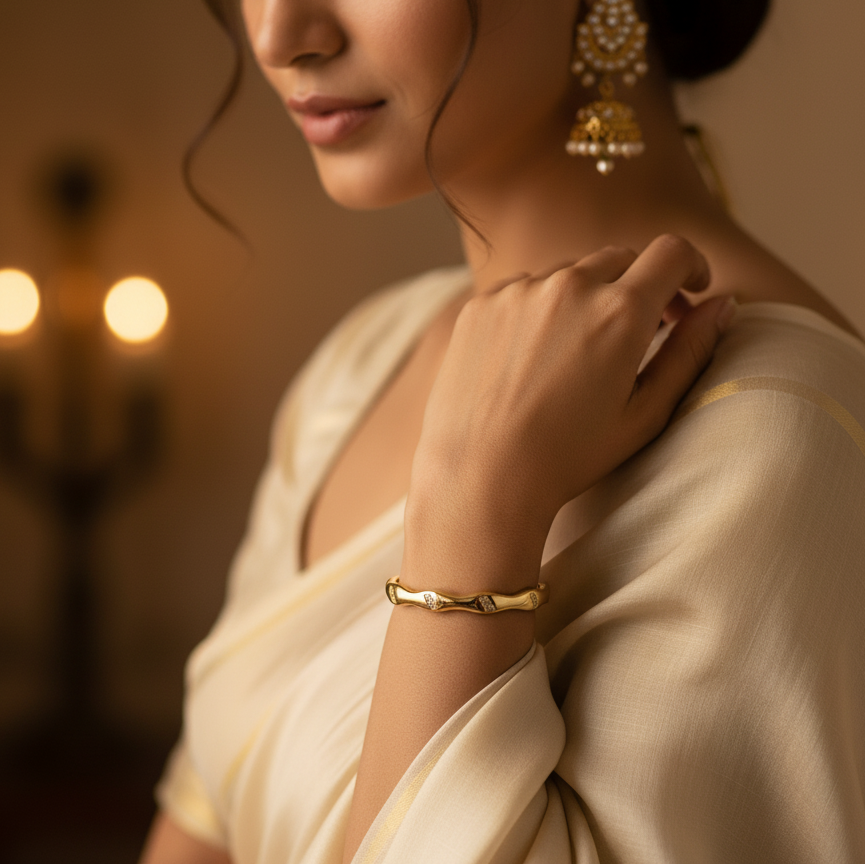 JewelMaze Demi Fine Anti Tarnish kada