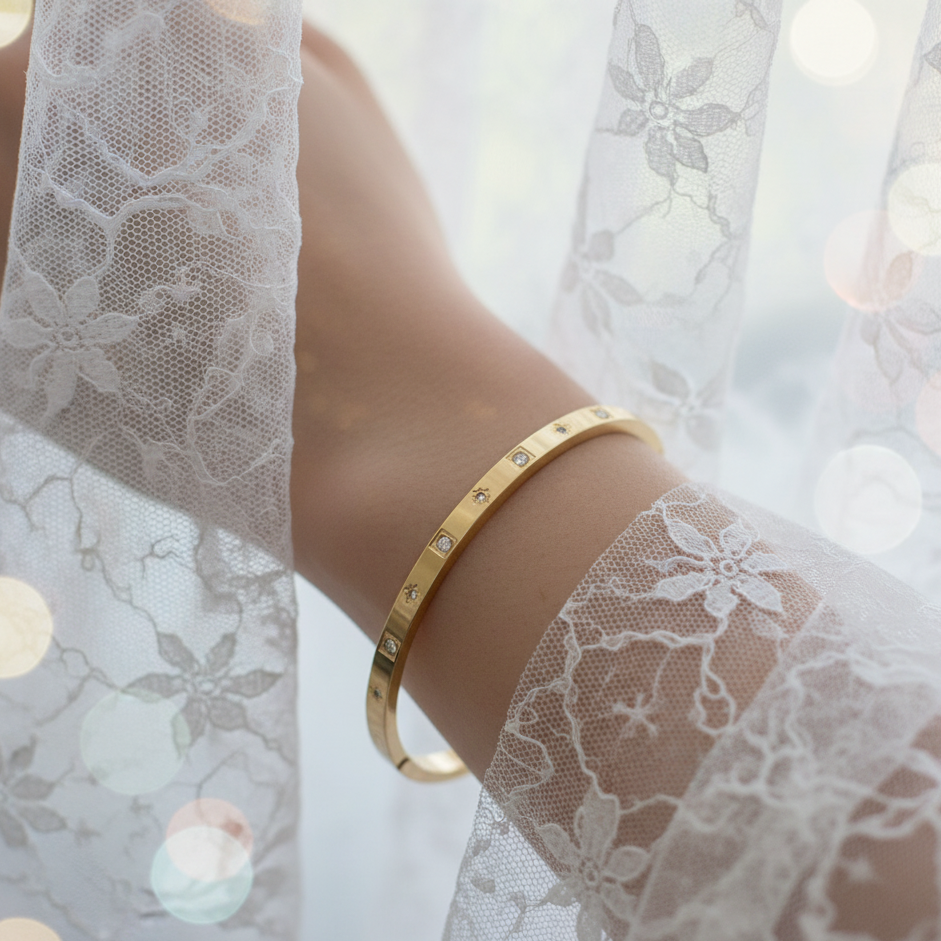 JewelMaze Demi Fine Anti Tarnish kada