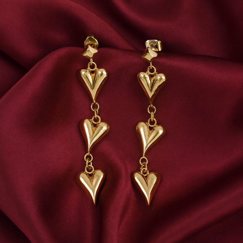 JewelMaze Demi Fine Anti Tarnish Dangler Earrings
