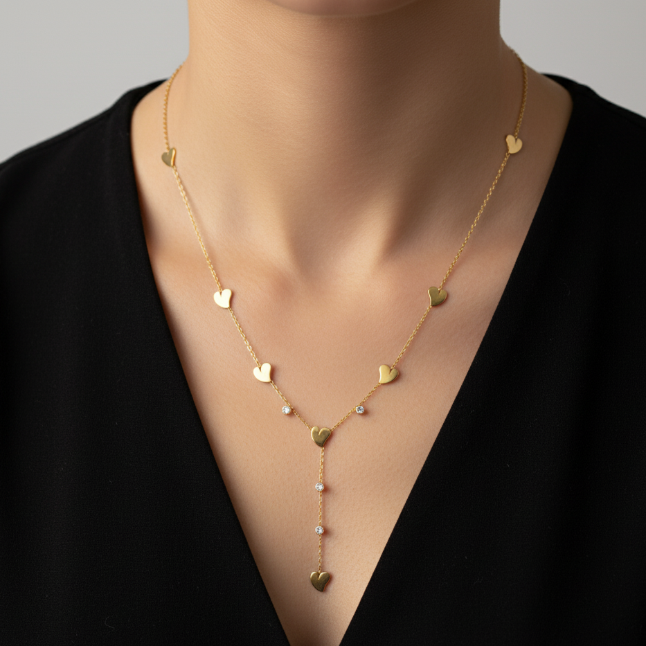 JewelMaze Demi Fine Anti Tarnish Necklace