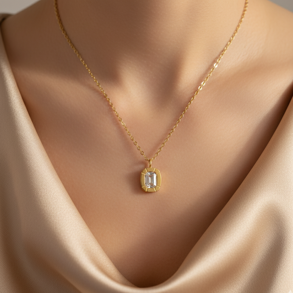 JewelMaze Demi Fine Anti Tarnish Necklace