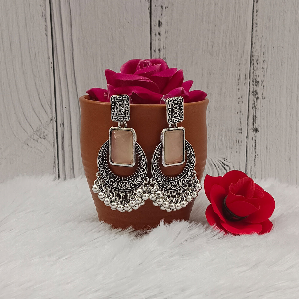 Bhavi Jewels Oxidised Plated Dangler Earrings - 11451122OX