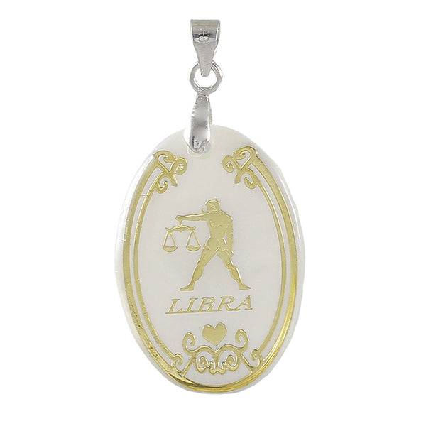 Regina Libra Oval Shape Pendant