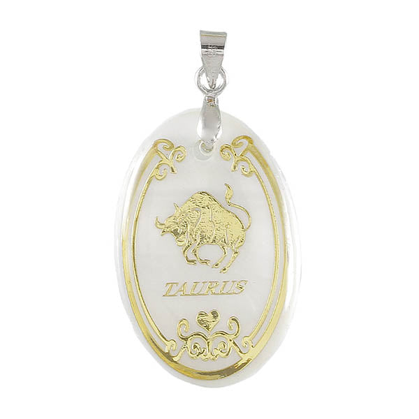 Regina Taurus Oval Shape Pendant
