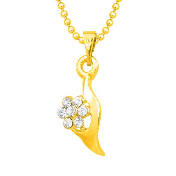 Regina Austrian Stone Gold Plated Chain Pendant