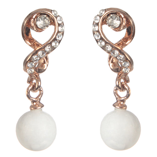 Urbana Austrian Stone Gold Plated Dangler Earrings