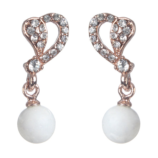 Urbana Austrian Stone Gold Plated Stud Earrings