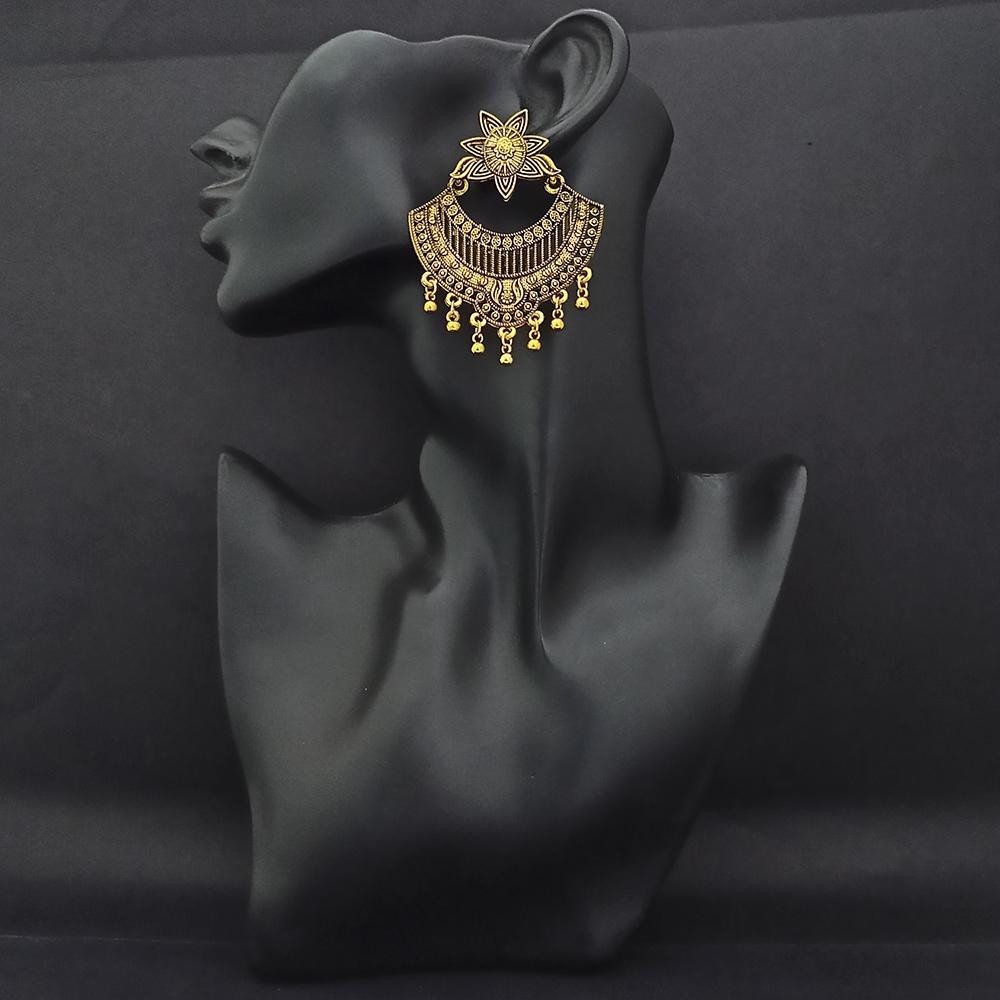 Woma Gold Plated Dangler Earrings  - 1318393