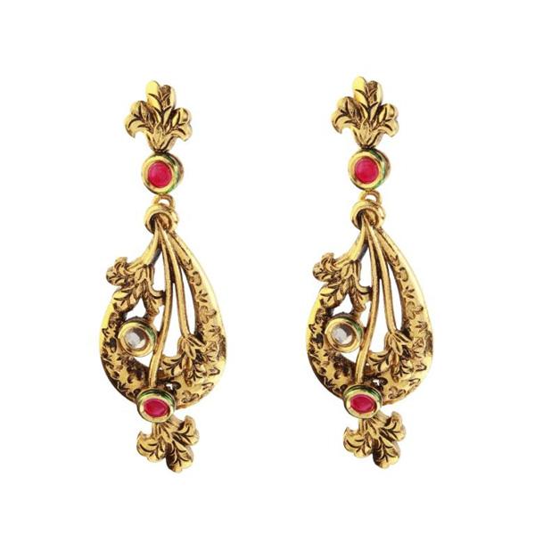 The99Jewel Austrian Stone Gold Plated Dangler Earring