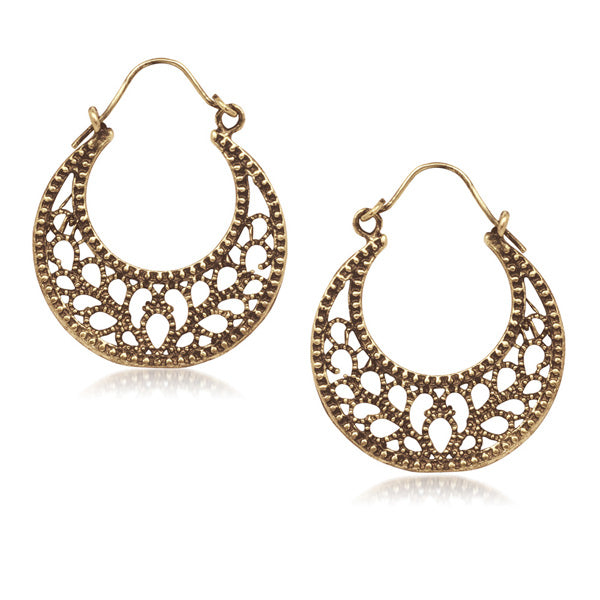 Urthn Antique Gold Plated Chandbali Earrings