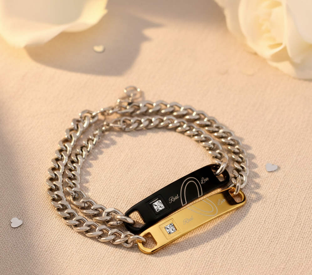 Urbana Rhodium Plated Bracelet Combo Of Never Ending Love - 1004305