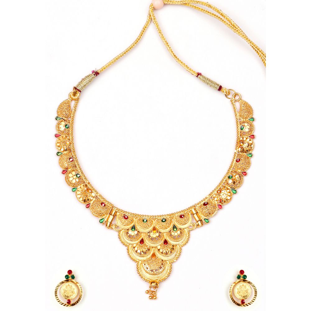 Jewelmaze Graceful Forming Look Jewelry Set for Special Occasions